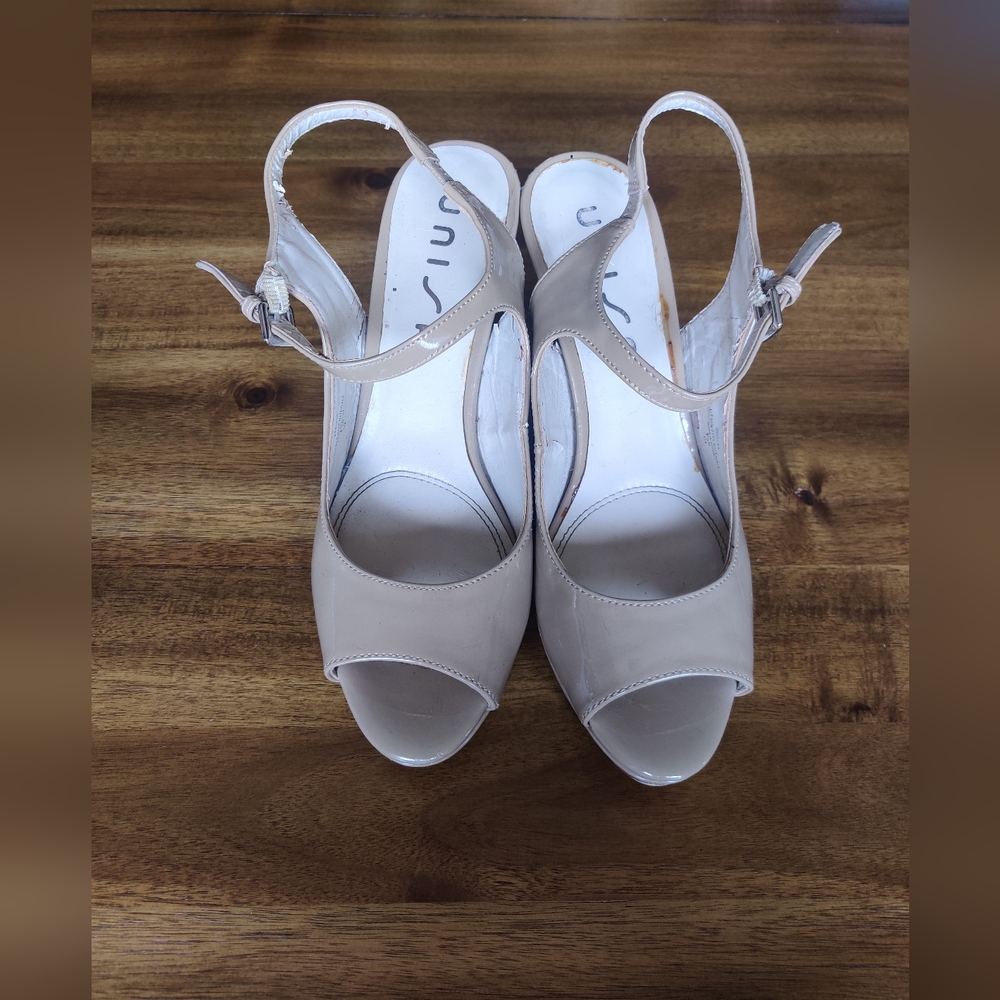 Elegant Nude Slingback Heels